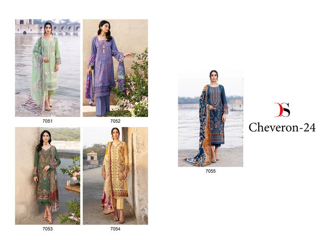 Cheveron 24 By Deepsy Embroidery Patch Cotton Pakistani Suits Wholesalers In Mumbai
